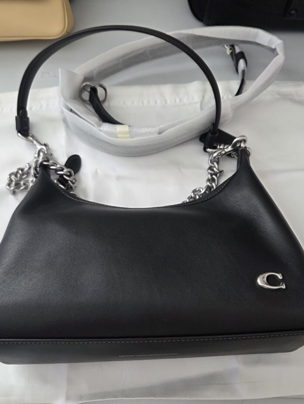 Coach Juliet 25 Shoulder Bag Crossbody Black/Silver - Picture 2 of 14